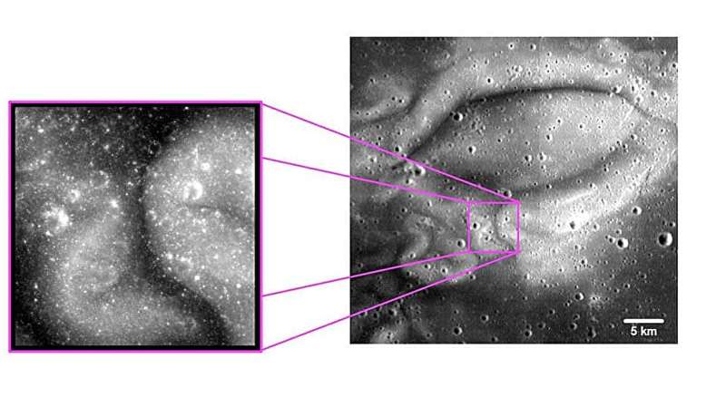 Ground conditions can impact lunar swirls