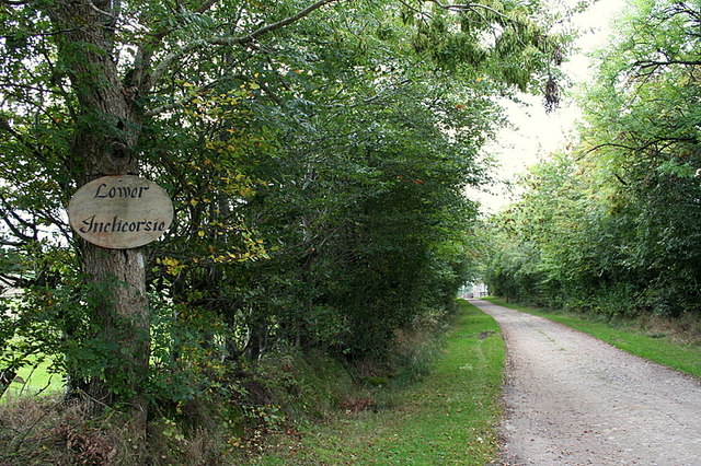 File:Lane to Lower Inchcorsie. - geograph.org.uk - 256083.jpg